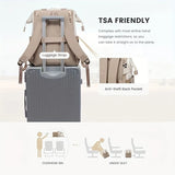 khaki Korean-style Fashion Compact Backpack, Multi-functional & Large Capacity, Lightweight & Easy V1232-HXJZBB004