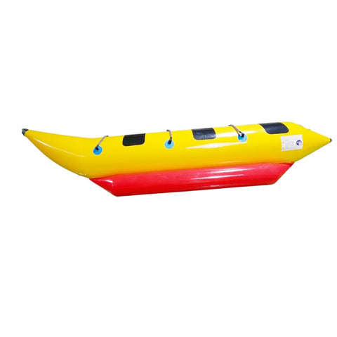 Inflatable Boat Tube 3-Person Towable Tube For Boating Banana Float V213-ITBT03-YEL01