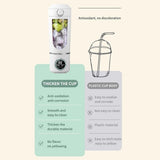 Portable Blender 700ml USB Rechargeable Fruit Mixer for Smoothies and Protein Shakes, Pink V1237-ZY-917-134