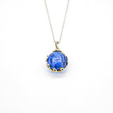 Gift Box - Aroma Necklace White Gold - Planet Celestial Sapphire Purify Oil Blend V760-GBAJ - 6