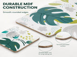 8pcs Monstera MDF Placemats Coasters Heat Resistant V1181-CV0287-CV0288-NEW