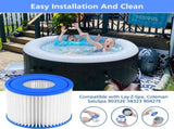 Lay-Z-Spa Filter Cartridge , Compatible with All Lay-Z-Spa Hot Tubs 6pcs V1188-YG516-14915-3