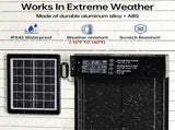 CARLA HOME Automatic Chicken Coop Door Solar Powered with 4 Mode Timer & Light Sensor, Anti-Pinch & V178-36375