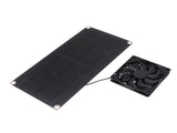 Solar Powered Fan Portable Monocrystalline Silicon 10W IP65 Waterproof Exhaust Fan for RV 18V V1294-YM0703-3114230003811