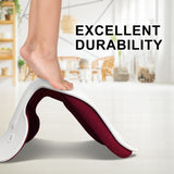 4X Slender Chair Posture Correction Seat Floor Lounge Padded Stackable RED V274-FT-SLDC-RD-X4