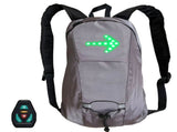 LED Light Backpack with Turn Signal, Warning Lamp, Safety Light for Cycling at Night, USB V1370-AZ4-06592