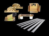Sliding Gate Hardware Accessories Kit - 6m Track, Wheels, Stopper, Roller Guide V63-817983