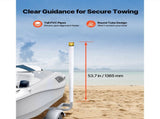Boat Trailer Guide, 1670mm with LED Light Trailer Guide Poles, 2PCS High-Hardness Steel Guide-Ons, V952-CTCDGDLXBS60WOR5F001Y3