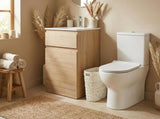 Wicker Trash Can,Bathroom Trash Can,Waterproof Wicker Waste for Bathroom,Narrow Small Waste V1258-DP02-F-948