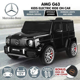 Kahuna Mercedes Benz AMG Licensed G63 Kids Electric Ride On Car Remote Control Dual 25W Motors CAR-G63-S306-BK