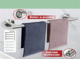 Bathroom Hardware Accessories Kit 7 Piece Towel Rack Tissue Holder Coat Hook Razor Hook Soap Tray V1294-YM0703-3112230004211