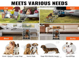 Dog Stair for Cars, Wide 5-step Dog Car Steps, Folding Dog Car Ramp with Nonslip Surface, Portable V952-KZDGLT5STEP1DLM2TV0