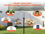 Double Shepherds for Outdoor, 8 Pack 1950 mm Heavy Duty Bird Feeder Pole, 19 mm Thick Garden V952-WNGJSMYRGG76D79CC001V0