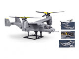 Sluban B1537 Model Kit 144 MV-22 Osprey Tiltrotor Helicopter Plane Military Air Force Building SLB1537
