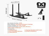 Weight Sled, Steel Power Sled, Fitness Strength Training Sleds for Athletic Exercise Speed V952-SZXQHSSYZTZD6BWW8002V0