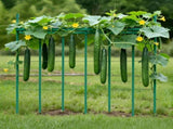 Garden Stakes, 50 Pack, 1455 mm, Plastic Coated Metal Tomato Stakes, Garden Sticks for Plants V952-ZWZCHYZ15M11VIKZD001V0