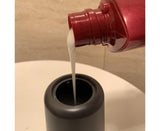 Bathroom Kitchen Lotion Shampoo Liquid Soap Dispenser Plastic Storage Bottle-Black V1263-JX-2581