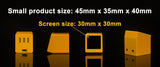 2pc Mini Smart Wi-Fi Weather Station Clock - Desktop Digital Clock with HD IPS Screen, Customizable V888-ELOSUNG35900