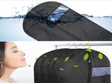 2 pieces of grey breathable three-dimensional clothing dust cover hanging bag, dust-proof and V1192-DRO-0025