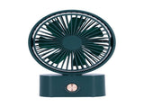Portable Electric Fan 270&deg Shaking Head Desktop Fan with 10 Gears USB Charging for HomeGreen V1294-YM0901-3113210088612