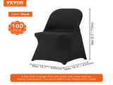 Stretch Spandex Folding Chair Covers, Universal Fitted Chair Cover, Removable Washable Protective V952-YTHS100PCSDKFY5EXV0