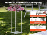 Wedding Flower Stand, 10PCS 80cm Column Flower Stand, Floral Stands with Acrylic Laminate, V952-HLHJLFT10J806TMWQ001V0