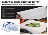 Screen Kit, 6 Pieces Aluminum Silk Screen Frames, 25.4 x 35.6 cm Silk Screen V952-SYKJD61101014X54UV0