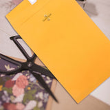 100Pcs Manila Clasp Envelopes Yellow Paper for Filing Mailing and Document Organization V1370-AZ4-10800