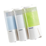 Wall Mount Liquid Soap Dispenser Drip Style Wide Opening 480mlx3 Large Capacity 3 Chamber Manual V1294-YM0901-3112250028711