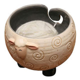 Ceramic Yarn Bowl Knitting Bowl - Holds of Yarn for Free Needlecrafts, 6inch W x 4.5inch H V1369-AZ3-W-11475