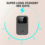 Smart Wireless Video Doorbell, Two-Way Audio, Rechargeable V1263-JX-5016
