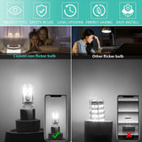 G9 LED Bulbs 1.5W Equivalent To 20W Halogen Light Cool White 6000K, Ac 220-240V, Non-Dimmable, Mini V1188-MS-227-0764