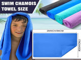Tutuviw Chamois Towel Quick Dry Swimmers,2Pcs Microfiber Shammy Towel,Lightweight Chamois Towel V1189-WXFWAL-20260319-00390