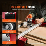 VEVOR Router Sled Adjustable Wood Slab Flattening Mill Router Jig 1525 mm Length V952-XBJHGYS60YCGGYFADV0