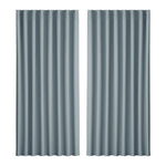 Artiss 2X Blockout Curtains Eyelet 300x230cm Grey BC-MATT-300X230-GY