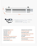 UV Water Purifier, 12W 1GPM, 220V Versatile Ultraviolet Water Purifier Filter with Stainless Steel V952-SJHXTUV12W4GEMV6YV3