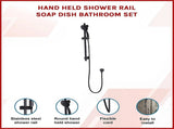Hand Held Shower Rail Soap Dish Bathroom Set V63-847841