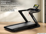 Powertrain V500 3HP Foldable Treadmill with Automatic Incline & Bluetooth Cardio Exercise TML-HSM-V500