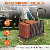 12 Chairs Folding Chair Storage Dolly Folding Chairs Rack Heavy Duty Iron V952-ZYTC203943YCTIW6PV0