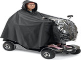sets Luxury poncho for mobility scooter - Lightweight rain with window Universal fit V1189-LC-QP-00084
