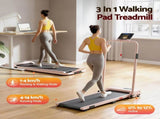 Everfit 3 in 1 Walking Pad Treadmill 12% Incline Under Desk Treadmills for Home Gym With 38cm Wide TMILL-380H-2INC-PK