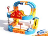Magnetic Electric Train Set for Kids Ages 3-8, 100PCS Flexible Track Building Toy with Motorized V1107-819-78373-MLT2