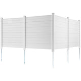 Outdoor Privacy Screens, 50" W x 50" H Air Conditioner Fence, Pool Equipment Enclosure, Horizontal V952-PVCYSWLMB50XGXYIGV0