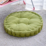 SOGA 2X Green Round Cushion Soft Leaning Plush Backrest Throw Seat Pillow Home Office Decor ROUNDCU99X2