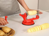 Bpyeka Potato Chip Processor,Household Manual Potato Tower Stainless Steel Hand Cranked Potato V1189-LWWAL-20260325-02513