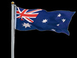 6.0m Flag Pole Full Set / Kit w Australian Flag V63-690444