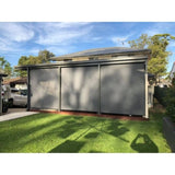 Outdoor Roller Blind Sun Screen Awning With Aluminium Hood 1.8, V410-ROLL-CHARC1800