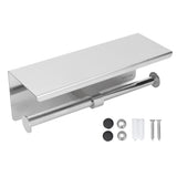 Stainless Steel Toilet Paper with Shelf Self Adhesive Punch Free Toilet Paper Shelf Roll V1294-YM0626-3112220090611
