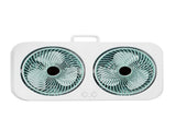 Tabletop Dual Fan USB Rechargeable Silent Air Circulation Fan with Brushless Motor Multi Speed V1294-YM0901-3113250059314