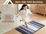 Bathroom Rugs,Ultra Soft Absorbent Bath Mat,Beige Non-Slip TPR Backing Stays in Place, Machine V1107-113-37486-DAR4